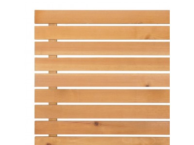 Slatted Screening Panel (7mm Gap) - Natural Finish Photo